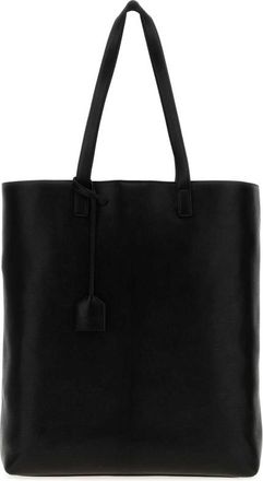 Saint Laurent Black Leather Shopping Bag