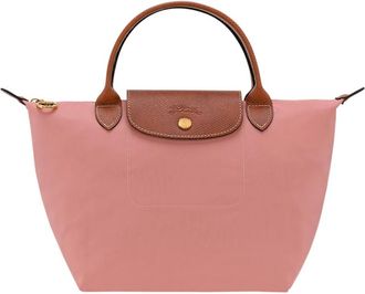Longchamp Tassen, Dames, Roze, ONE Size, Leer, Le Pliage Original S Handtas