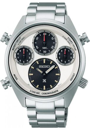 Seiko SFJ009P1 Mens Prospex Speedtimer Watch - Silver Stainless Steel - One Size