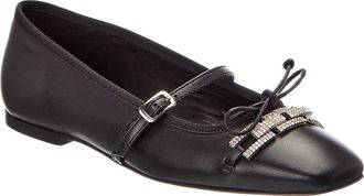 Baldinini Leather Ballet Flat