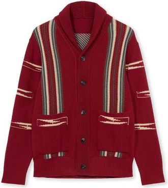 Fortela Henryc Navajo Cotton Cardigan in M2X at Nordstrom, Size Medium Eu