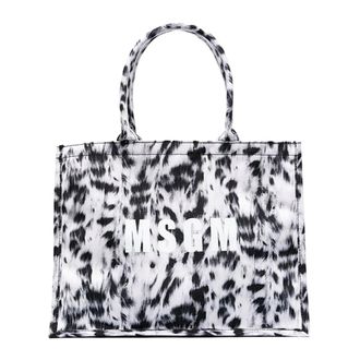 Msgm Tote Bags, female, Multicolor, Size: ONE SIZE Borsa