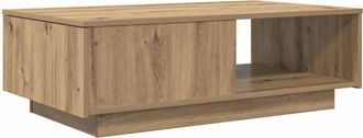 vidaXL Mesa De Caf&eacute; Roble Artisan 95 X 55 X 31 Cm Madera De Ingenier&iacute;a Vidaxl