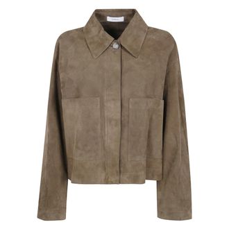 Joseph Leather Jassen - Dames - Leren en Su&egrave;de Jassen - Bruin - XS - Jassen