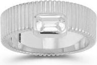 Chloe and Madison Cubic Zirconia Band Ring in Silver at Nordstrom Rack, Size 7