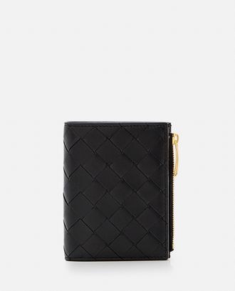 Bottega Veneta Porta Carte In Pelle Intrecciato
