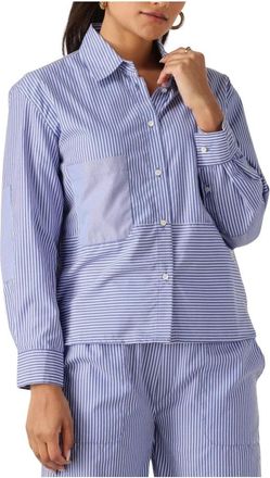 Moliin Moliin, Overhemden, Dames, Blauw, L, Blauwe Evie Blouse voor Vrouwen