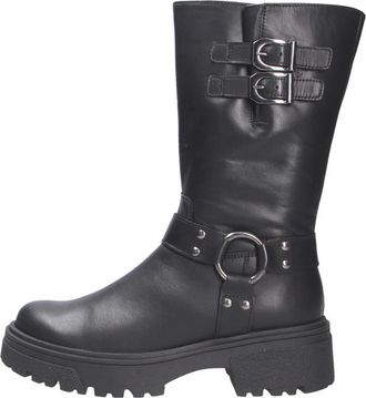 Gabor Boots - Dames - Hoge Laarzen - Zwart - 40 EU - Leer - Schoenen
