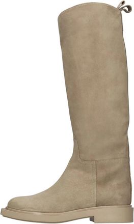 3Juin Laarzen Beige - Dames - Hoge Laarzen - Beige - 37 EU - Su&egrave;de - Schoenen