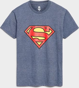 Le 31 Mens Superman heather T-shirt