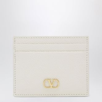 Valentino Garavani Vlogo Signature ivory cardholder