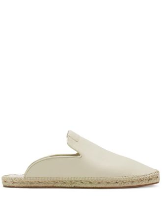 Lanvin leather espadrilles - unisex - Leather - 45 - Neutrals