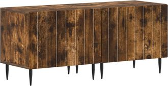 vidaXL Mueble De Tv Roble Ahumado Madera De Ingenier&iacute;a Vidaxl