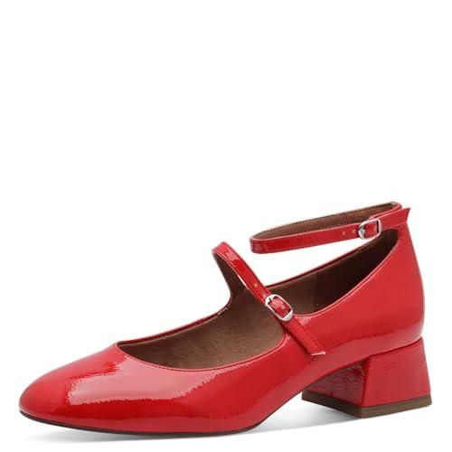 Escarpins Femme Talon Bloc 5 Cm - Bout Pointu, Bride En T, Boucle, Pour Bureau Ou Soirée