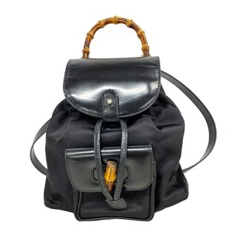 Gucci Black Nylon Backpack (Pre-Owned)