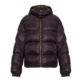 Versace Piumino con cappuccio staccabile - - Jackets - Uomo - Viola - L
