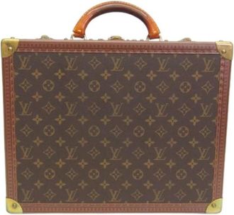 Louis Vuitton Pre-owned Cotteville 40 Attach&eacute; Case - unisex - Vintage Handtas - Bruin - ONE Size - Leer - Vintage