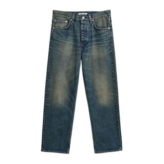 Sunflower Straight Fit Jeans, male, Blue, W31, Wide Twist Jeans