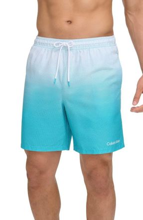 Calvin Klein Volley Swim Trunks Mens Atlantis Gradient Dot Print FTS943