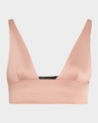 Kiki De Montparnasse Liquid Contour Viscose Longline Bra
