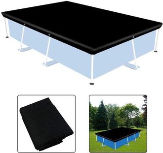 OEM Cubierta Para Piscina - Cubierta Para Piscina Exterior - Protege Tu Piscina - Protecci&oacute;n Uv - 221 X 150 Cm - Negro