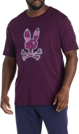 Psycho Bunny Big & Tall Rowan Graphic Tee in Potent Purple at Nordstrom, Size 2X Big