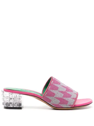 Marni Sandali con decorazione - Rosa