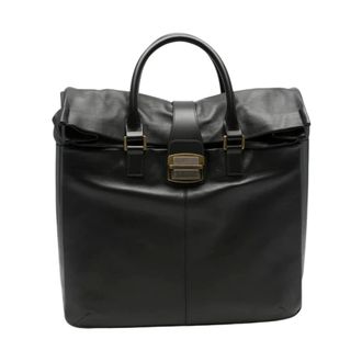 Emporio Armani Heren, Tassen, Zwart, Maat: ONE Size Leer