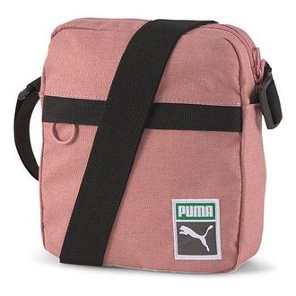 Puma Originals Retro Portable Shoulder Bag Pink Black 077437-03