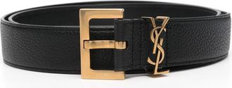 Saint Laurent Monogram Buckle Belt