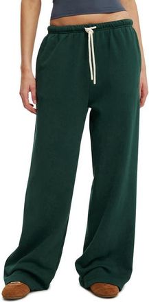 Cotton On Womens Wide Leg Sweatpant in Treetop at Nordstrom, Size Xxx-Small