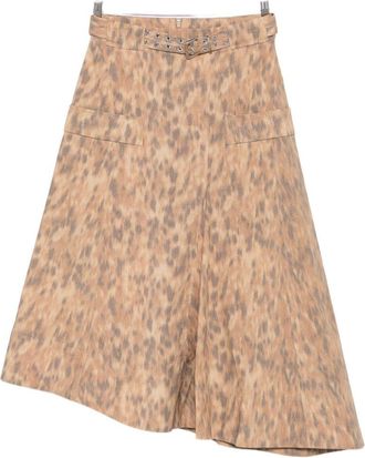 Ganni Falda Ganni De Algod&oacute;n Estampada