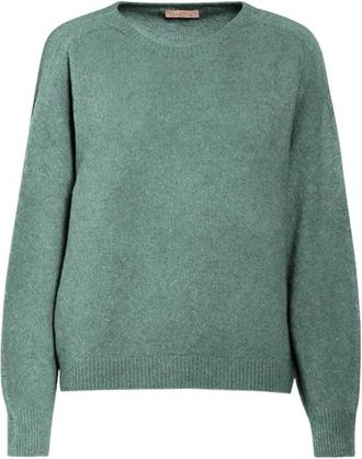 H2O Truien & Vesten, Dames, Groen, L, Denim, Rondgebreide trui