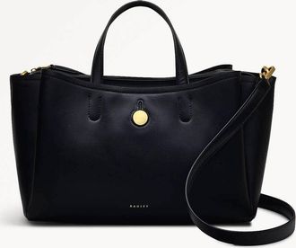 Radley London Black Medium Ziptop Grab Bag Bathurst Mews AW25 Radley London