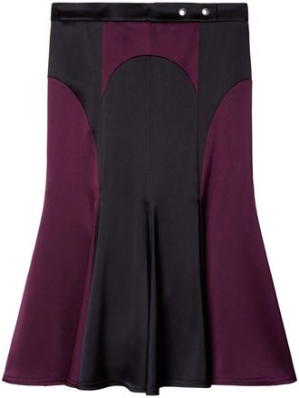 Off-white Gonna midi plissettata - Nero