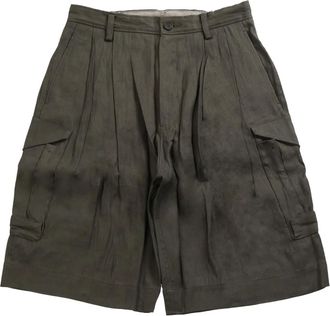 Ziggy Chen layered shorts - 54 GREY