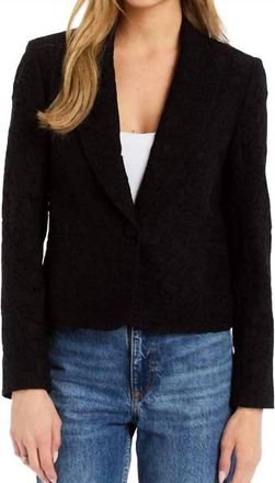 Drew Milo Lace Blazer In Black