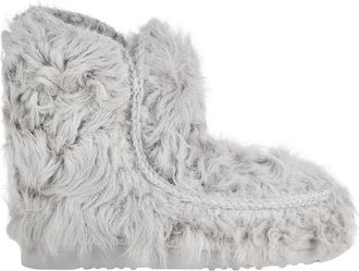 Mou Stivale Eskimo 18 Checkiang Fur - Dames - Winterlaarzen - Grijs - 36 EU - Wol - Schoenen