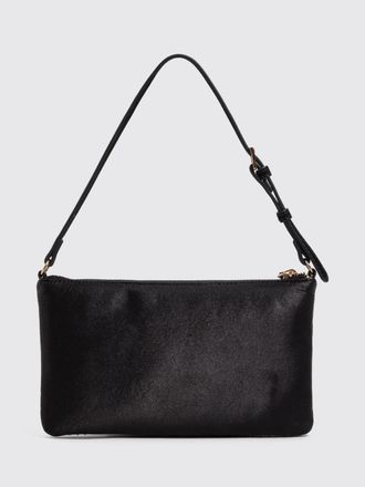 Twinset Mini borsa a spalla in raso con ricamo di cristalli