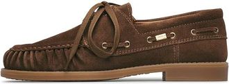 Loriblu Suede Loafers - Dames - Bootschoenen - Bruin - 36 EU - Su&egrave;de - Schoenen