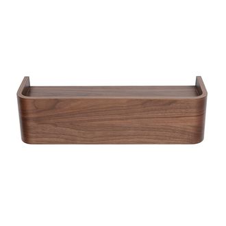 Miliboo Estante De Pared Madera Oscura Nogal L48 Cm Hope