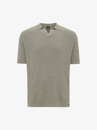 Genti Stretch Polo | Grijs