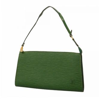 Louis Vuitton Borneo Green Pouch (Pre-Owned)