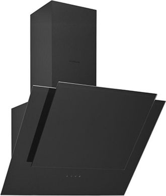 Silverline 3424 B.6 Cappa a Parete a Filtrante Controllo touch Classe energetica C 3 Velocita Portata 533 m&sup3;-h 60cm Acciaio Inox Vetro Nero