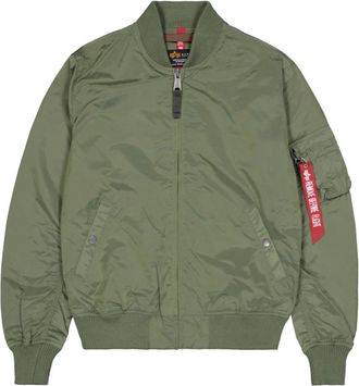 Alpha Industries Lichtgewicht Zomer Bomberjack - Heren - Bomber jackets - Groen - S - Nylon - Jassen
