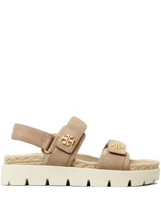 Tory Burch Kira Sport rope sandals - women - Suede - 9 - Neutrals