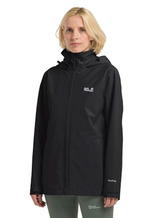Jack Wolfskin Funktionsjacke JACK WOLFSKIN TRAILTIME 2L JKT W, Damen, Gr. L (42/44), schwarz, Obermaterial: 100% POLYESTER; Futter: 100% POLYESTER, Jacken Funktions