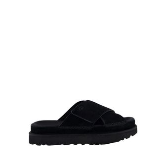 UGG Ugg, Schoenen, Dames, Zwart, 39 EU, Zwarte Cross Slide Sandalen