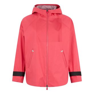 Herno Light Jackets, female, Pink, Size: L Adjustable Hood Jacket