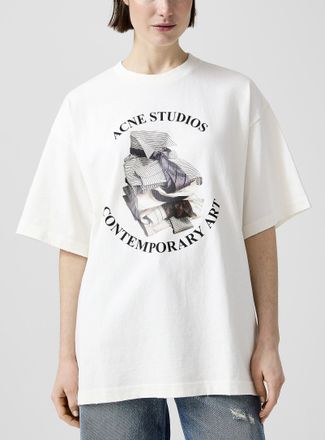 Acne Studios Womens Contemporary Art T-shirt